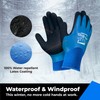 Thermal Work Gloves for Cold Weather, Waterproof Winter Gloves, Touchscreen,