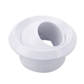 TiCoast Ventilation Vent, 3.9 inches (100 mm), Ball Type, Adjustable Direction for Duct Ventilation, Spherical, ABS, Duct Hose Connection, Pipe Connection, Plumbing Parts, White