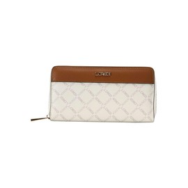 L.CREDI Filiberta Wallet with Label Applications, White