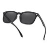 LVIOE Polarized Sunglasses for Women Men Retro Classic Square Stylish