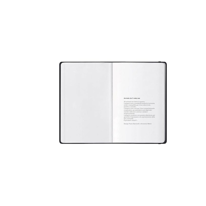 PdiPigna, Notebook Animals Don't Make War, 13 x 21 cm,