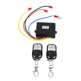 Winch Remote Control Wireless Winch Remote Control Kit for Truck ATV SUV 12V Switch Handheld with Two Key Fob Remote Controls