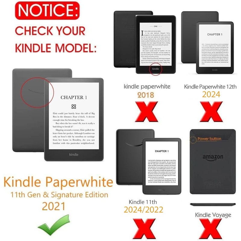 【2 Pack】T Tersely Anti-Glare (Matte) Screen Protector for Kindle Paperwhite