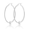 KISSPAT Large Hoop Earrings for Women, Hypoallergenic Gold Silver Twisted