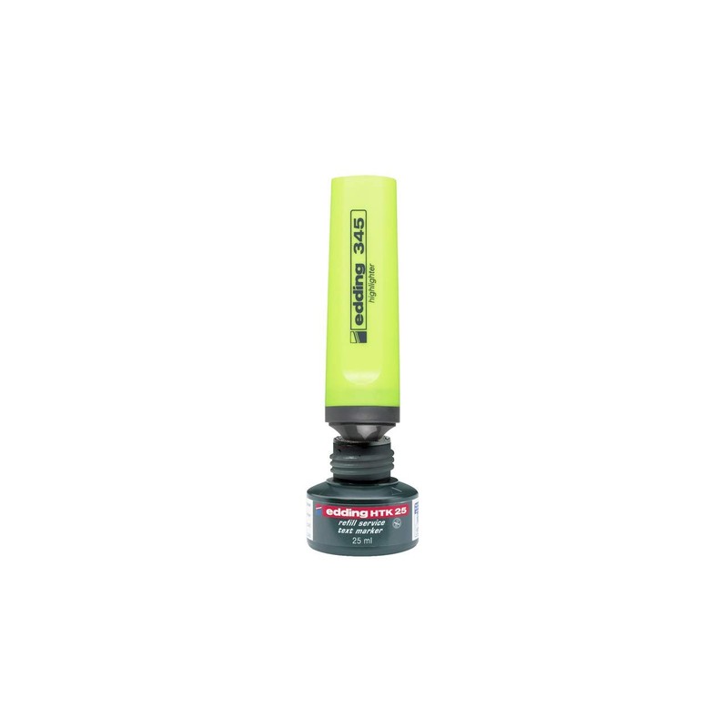 Edding 345 highlighter, refillable, yellow
