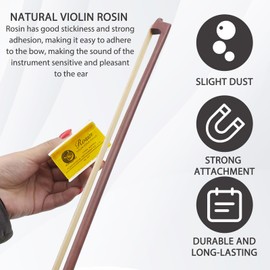 Rosin Violin, Pack of 6 Rosin Cello, Rosin Rosin Natural for Violin Cello Viola Colophony Resin Violin Suitable for Improving the Sound Quality of String Instruments