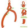 Insaga 32'' Log Hook 2/4 Log Tongs for Tractor Heavy