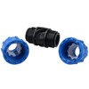 25mm x 25mm MDPE Straight Pipe Compression Fitting Coupling Connector