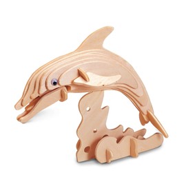 Puzzled Bottle Nose Dolphin 3D Woodcraft Construction Kit