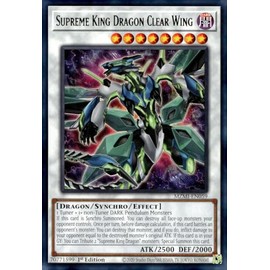 Supreme King Dragon Clear Wing - MZMI-EN059 - Rare - 1st Edition