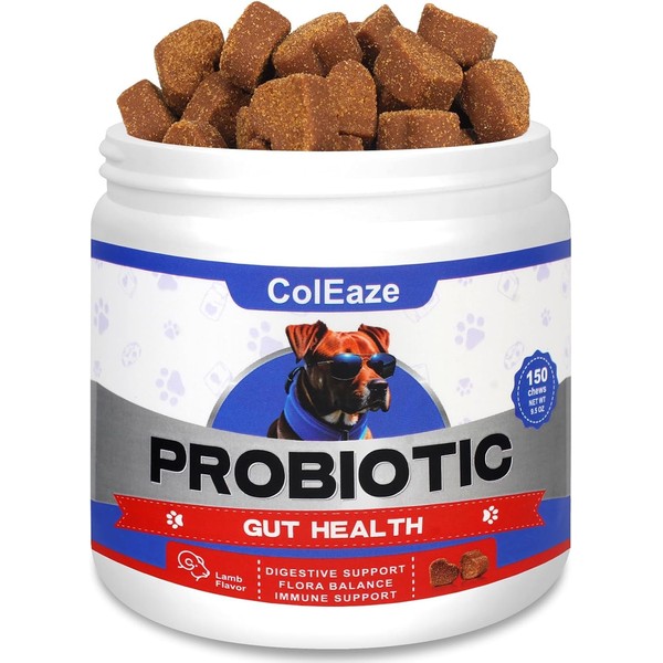 Dog Probiotics for Gut Health, 150pcs Probiotics for Dogs, Dog