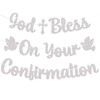 God Bless On Your Confirmation Banner - Mi Confirmacion Decor,