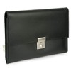 Jahn-Tasche A5 Black Leather Travel Document Wallet - Model 1021