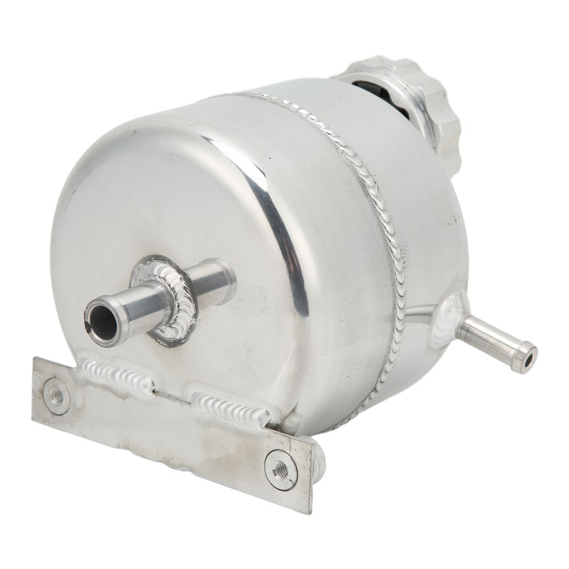 Radiator Coolant Expansion Water Tank Aluminium Alloy Polished Replacement for