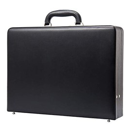 Hard Attache Briefcases for Men & Women/Slim Hard-sided Laptop Brief Case with Combination Locks - Brown