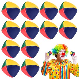 Aoreun Juggling Balls Set, 12 Pieces Juggling Balls for Beginners, High-Quality Mini Juggling Balls, Durable Juggling Balls Set, Games, Circus Clown, Coloured Juggling Balls for Children and Adults