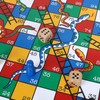 Gothink Wooden Snakes and Ladders Game - 13 Inch Educational