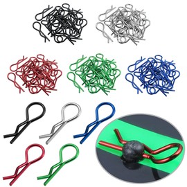 100-Pack Universal RC Body Clips Pins for All 1/10 1/12 Scale Redcat HPI Himoto HSP Exceed RC Car Parts Truck Buggy Shell Replacement