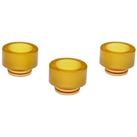 Armerah Basin 810 Drip Tip eCig Mouthpiece Short/Extra-Wide PEI Thermoplastic 3 Pack