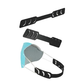 LETSON Elastic Cord for Mask, Mask Hook, Mask Auxiliary Band, Ear Pain, Reduces Ear Strain, Mask Auxiliary String, Extension Hook, Reduces Pain, 3 Tiers Adjustable, Reusable, Soft, Elastic, 6.88 IN/17.5 CM (Pack of 2)