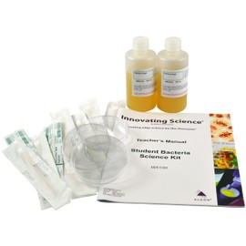 Innovating Science Student Bacteria Test Kit - 400mL of Agar and Supplies for Testing Body and Environment, Materials for 20 Students