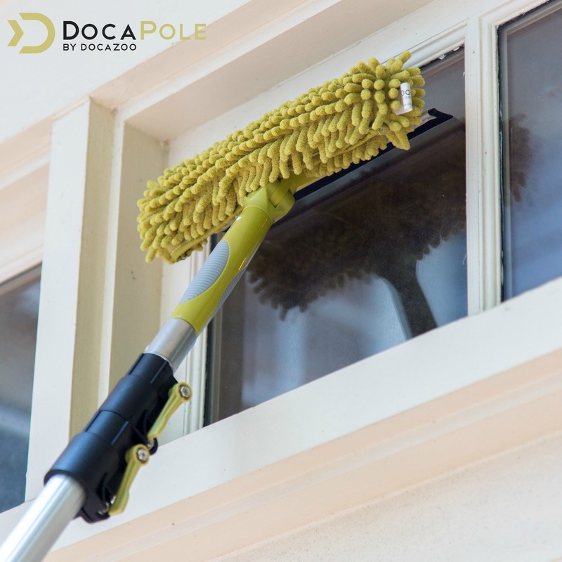DOCA Telescoping Pole Attachment - Extension Pole for Cleaning, Feather