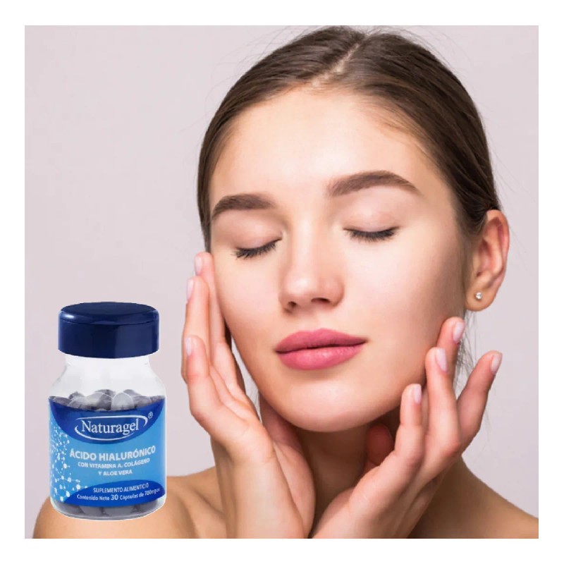 Naturagel cido Hialuronico, Aloe Vera Y Vitaminas 30cap Sfn Sin