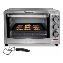 Koblenz Horno De Mesa Eléctrico De Convección Koblenz Hkm-1500 C de 9 Rebanadas / 24 L con 1500W y 3 Funciones de Cocción, Acero inoxidable