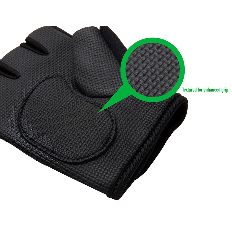 Mind Reader Workout Gloves, X-Large, Black