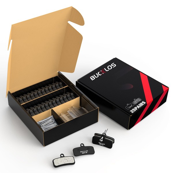 BUCKLOS 25PC Bike Disc Brake Pads - Bicycle Disk 4
