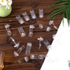 20pcs Self Locking Shelf Support Pegs, Clear Plastic Shelf Pins