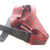 Red Tartan Guitar Strap – Heavy-Duty, Soft & Adjustable for