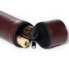 OKKO Billiard Pool Cue Hard Round Case 1x1 (Burgundy)