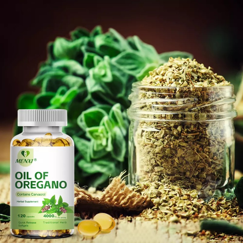 Oregano Oil Capsules - Natural Antibacterial & Immune Defense Boost