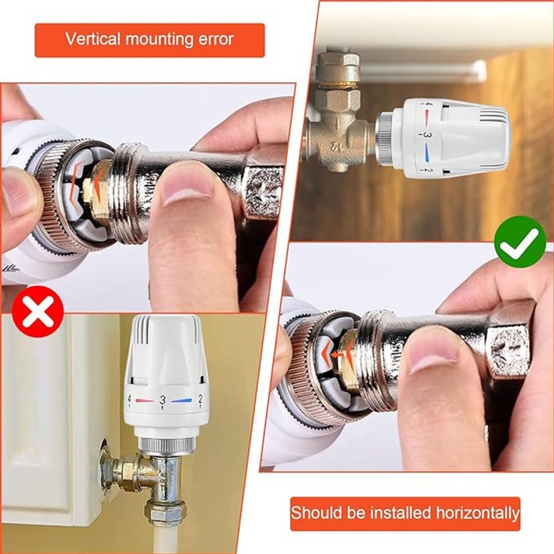 yufana Thermostatic Head Connection, Thermostatic Head Type, Temperature Control Valves,