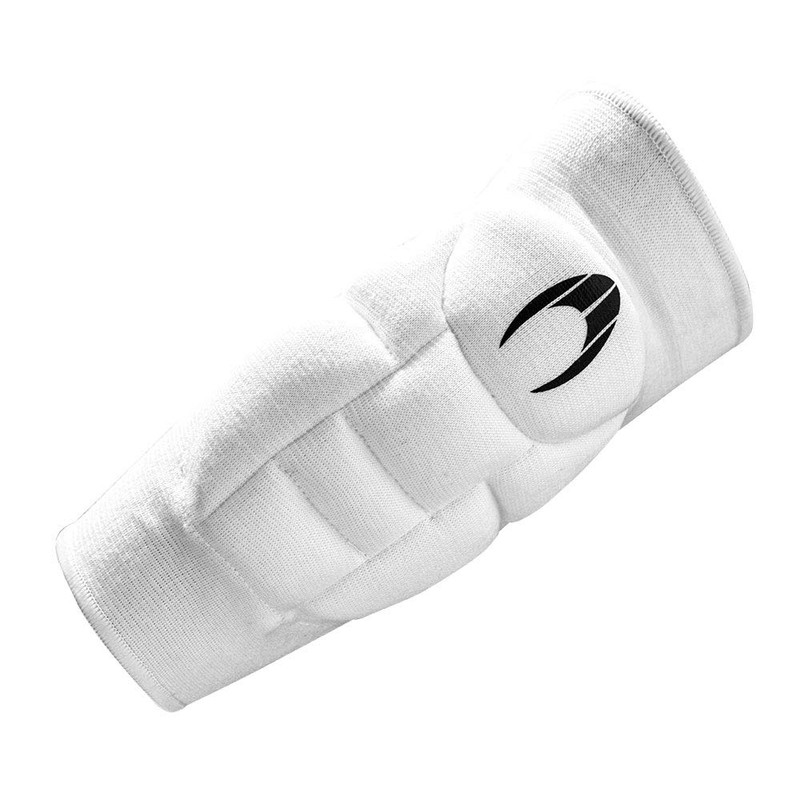 HO Soccer Codera Strange White Sporty Elbow Pads, White, M