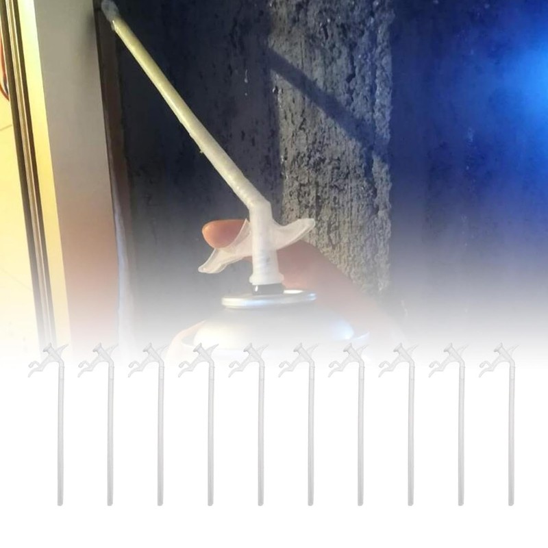 10 Pcs Spray Foam Replacement Tubes Nozzle, Gap Filling Insulating