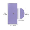 Purple 2-Layer Cash Envelope Wallet, Money & Credit Card Organizer