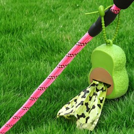 Dog Waste Bags for Leash, Dog Waste Bag Dispenser with Avocado Dispenser, Compostable Poop Bags, Dog Walking Accessories for Outdoors, Dog Accessories for Large Dogs, Biodegradable Poop Bag