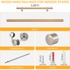 ROTHLEY Pipe Handrails for Indoor Stairs: 3.3FT Stair Railing Indoor