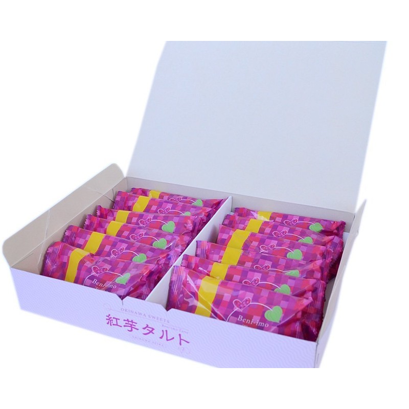 Shiroma Seika Beni Imo Tart, Pack of 12 x 1