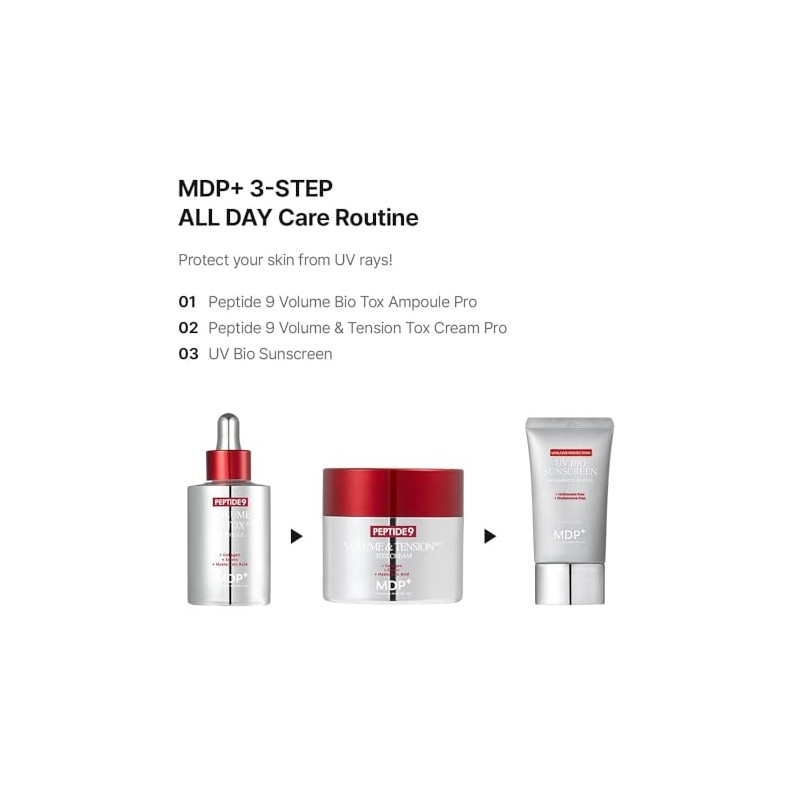 MDP Protector Solar Orgánico Con Péptido 9 UV Korean Sunscreen
