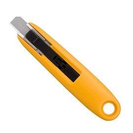 OLFA 243B Safety Cutter Compact for Unpacking, Left and Right Use
