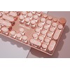 EWEADN V20 Wired Typewriter Keyboard, Typewriter Style Mechanical Keyboards,104 Keys