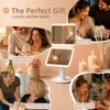 Rechargeable Travel Makeup Mirror with Light,10X 40X Magnification