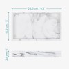 Navaris Tray for Jewellery and Make-Up Marble Look - 23.5
