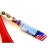 TACHIUSA NAVAJA FOLDING KNIFE STRAIGHT SHAVING RAZOR AMERICAN FLAG SHAVETTE