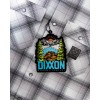 Dixxon Flannel Co. NWT Dixxon Aspen White & Gray Plaid