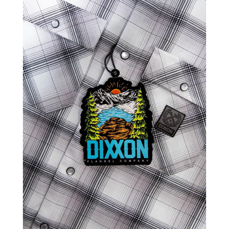 Dixxon Flannel Co. NWT Dixxon Aspen White & Gray Plaid