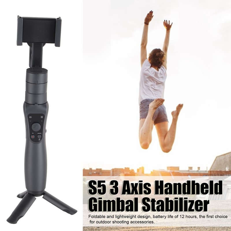 S5 3 Axis Handheld Gimbal Stabilizer for Smartphone Camera Video